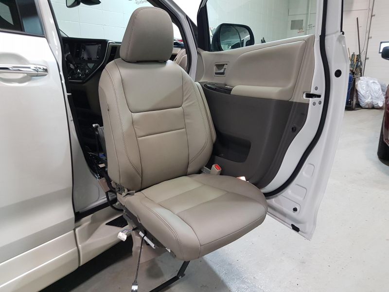 Adapt Solutions Link power transfer seat base Accessible Vehicle