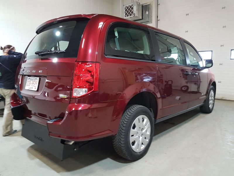 2019 Dodge Grand Caravan with Braun Rear Entry Conversion